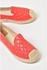 حذاء إسبادريل كاجوال للنساء أحمر