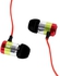 Promate Galante Multifunction Metallic Stereo Hands-free Earphone with Universal Mic - Red