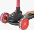 Lovely Baby 2 In 1 Scooters For Kids LB 8133, Toddler Scooter For Ages 2-7, Music &amp; Light Kids Scooter, Kick Scooter With Foldable Seat, 3 Wheel Scooter &amp; Adjustble Height For Boys/Girls (Red)