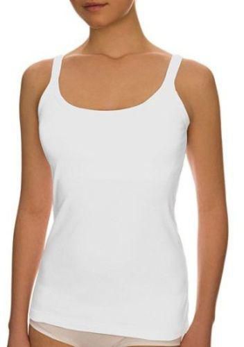 Fruit Of The Loom White 100% Heavy Cotton Lady-Fit Strap Top