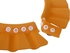 غطاء رأس مرن و قابل للتعديل لحماية أعين الأطفال من الشامبو أثناء الإستحمام - برتقالي