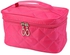 Duoya Square Case Grain Of Pure Color Cosmetic Bag HOT-Hot Pink