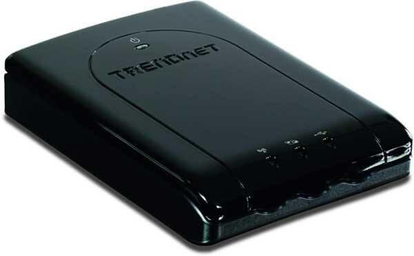 TRENDnet 3G Mobile Wireless Router with Rechargeable Battery, Black