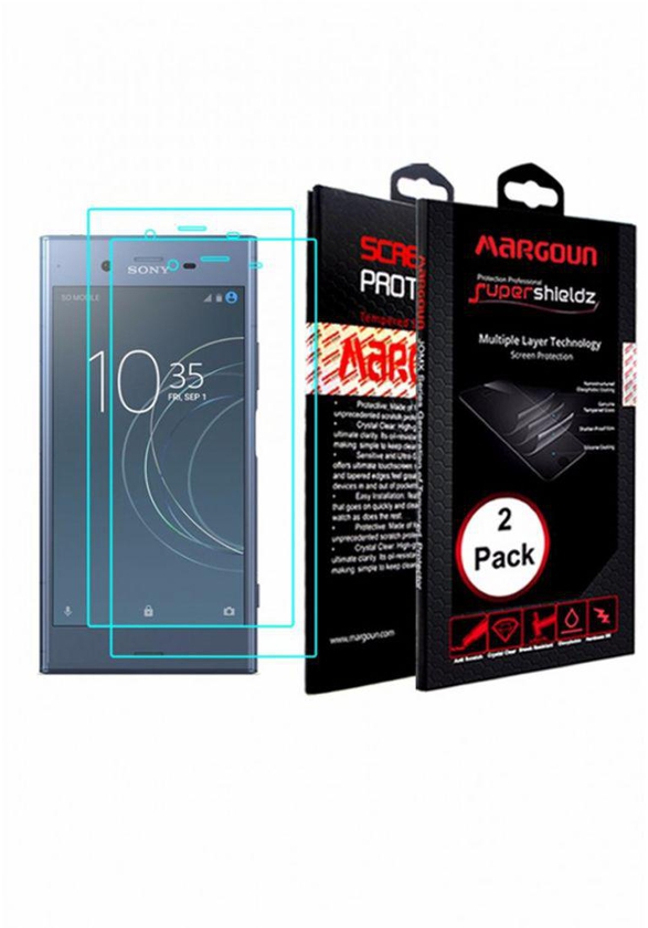 2-Piece Screen Protector For Sony Xperia XZ1 Compact Clear