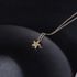 Fashion Women Party Star Pendant Chain Necklace-Silver