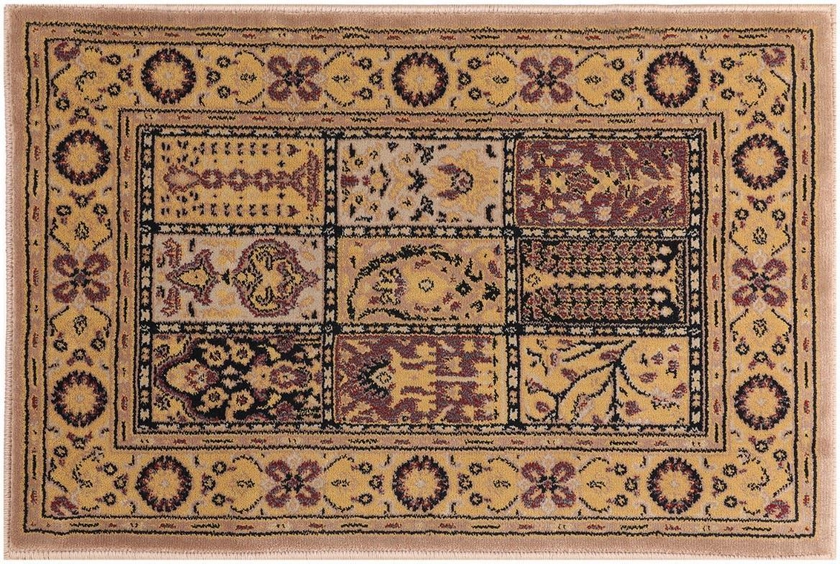 Get Oriental Weavers New Family Floor Mat, 60×90 cm - Beige Yellow with best offers | Raneen.com