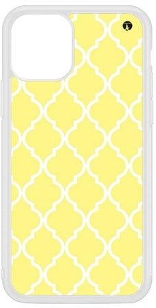 Protective Case Cover For Apple iPhone 11 Pro Max Yellow/White