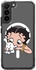 Magnetic Case for Samsung Galaxy S23 Plus 6.6-inch Compatible with MagSafe Wireless Charging, Shockproof Phone Bumper Cover Betty Boop with dog