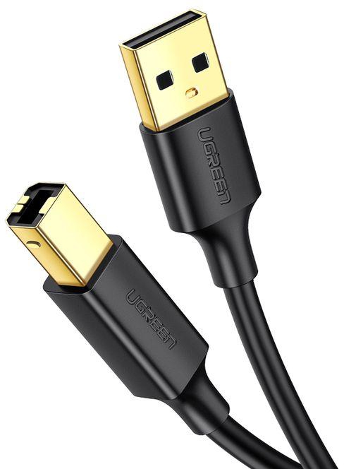 Ugreen US135 USB2.0 AM To BM Print Cable 2m -Black