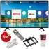 TCL 32S65A,32 Inch FRAMELESS SMART ANDROID TV Bluetooth Icast + FREE GIFTS
