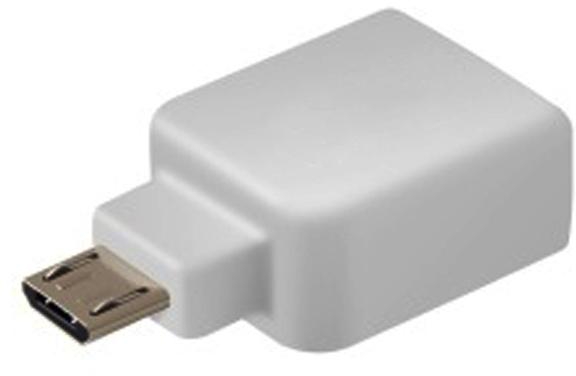 White Smart OTG USB Host Adapter For HTC One M8S Smart Phone