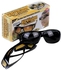 Two pairs of glasses set night vision goggles sunglasses HD Vision