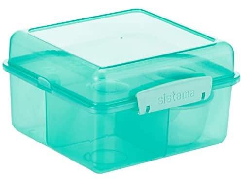 Sistema Lunch Cube Max With Yogurt 2L Green