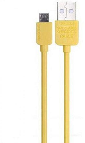 Remax Safe Charge Speed Data Cable - Yellow