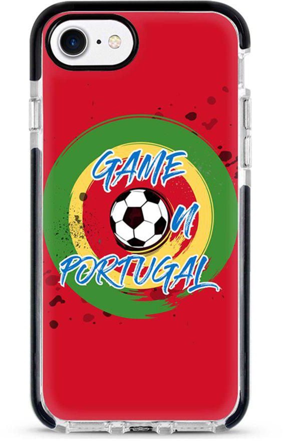 Protective Case Cover For Apple iPhone 8 Game on Portugal Full Print