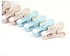 IN.HOUSE Plastic Clothespins, Heavy Duty Laundry Clothes Pins Clips, Air-Drying Clothing Peg Set(12 Pack)