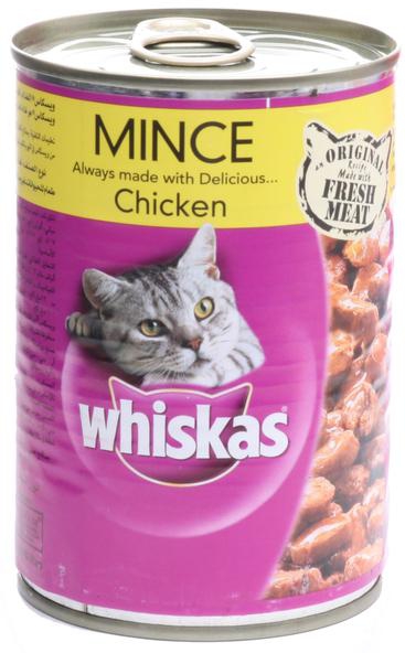 Whiskas Mince Chicken 400 G