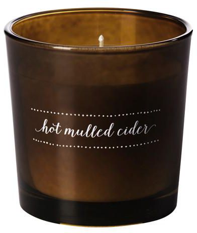 VINTER 2016Scented candle in glass, brown Hot mulled cider, brown