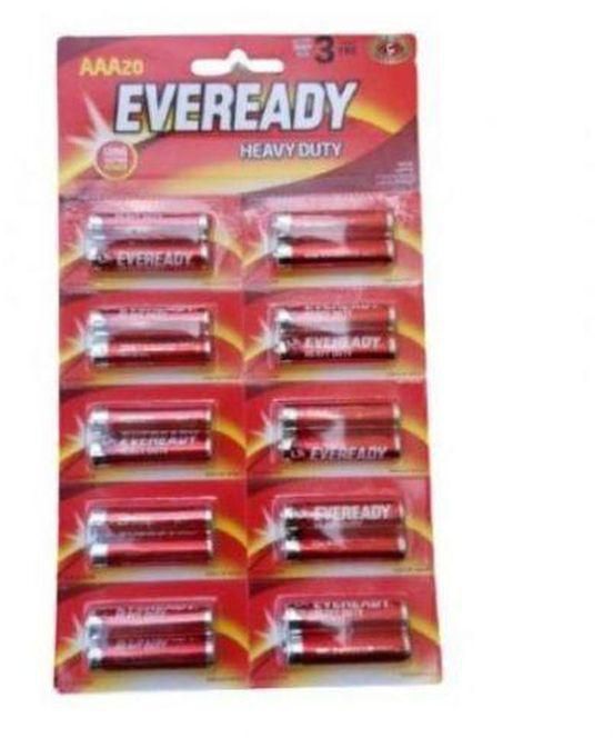 Eveready Heavy Duty Long Lasting AAA Batteries-