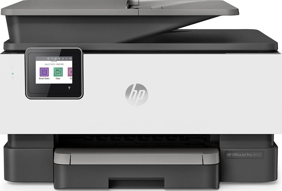 HP OfficeJet Pro 9010 All-in-One Wireless Printer, Print, Copy, Scan, Fax, Print Speed Up to 22 ppm, 1200 x 1200 Rendered DPI, 35 Sheets ADF, Built-in WiFi, 1 USB 2.0; 1 Host USB; 1 Ethernet  | 3UK83B