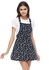 Superdry Flippy Sail Dungaree Dress for Women, Navy Blue