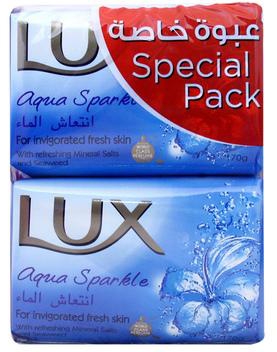 Lux Soap Aqua Sprkle 6X170g