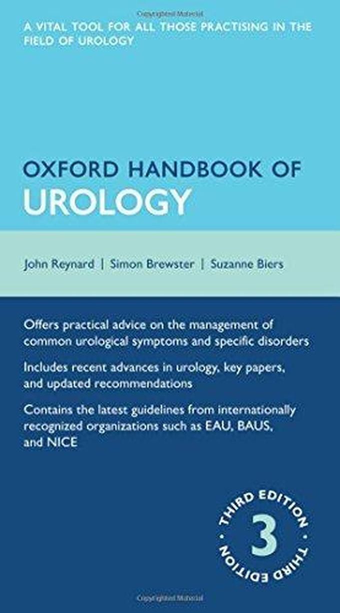Oxford University Press Oxford Handbook of Urology ,Ed. :3