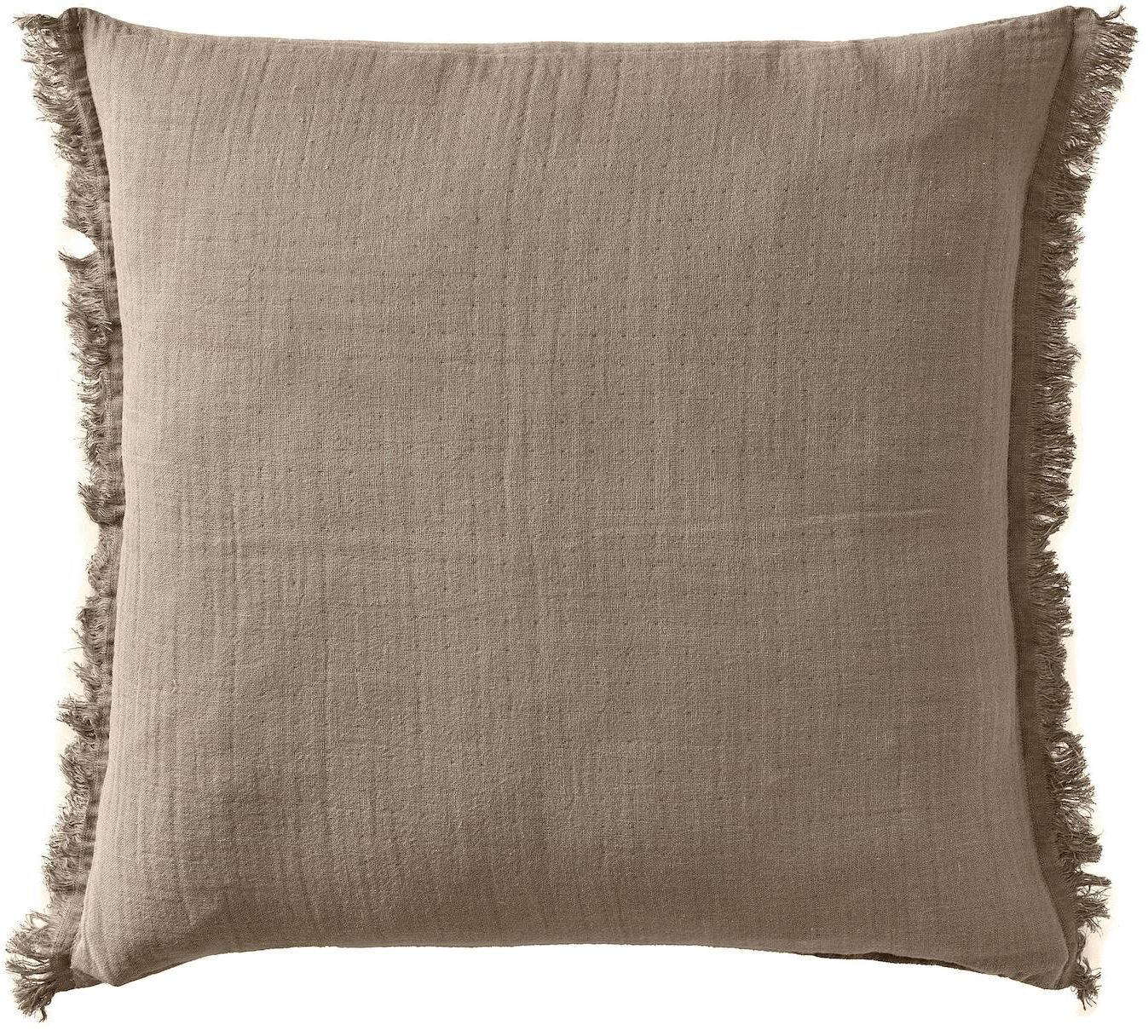 VALLKRASSING Cushion cover - light grey-brown 50x50 cm