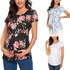 Fashion Casual T Shirt For Women Pregnant Womens Maternity Casual Short Sleeve Flower