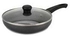 Non Stick Fry Pan With Glass Lid- Black