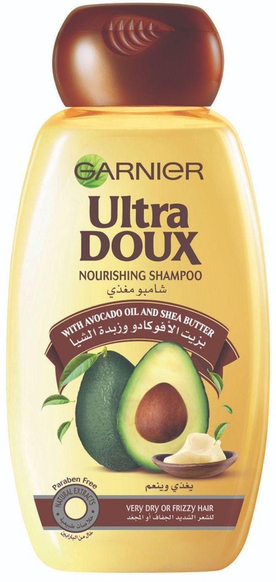 Garnier Ultra Doux Avocado Oil & Shea Butter Nourishing Shampoo - 400 Ml