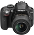 Nikon D3300 - 24.2 MP, SLR Camera, Black, AF S DX Nikkor 18 - 55mm f/3.5 to 5.6 G VR II Lens Kit