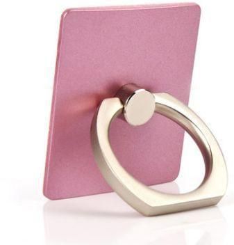 Finger Ring Grip Holder and Stand for Mobile Phones and Tablets in pink