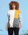 Two-Tone Cable Knit Pullover Multicolor