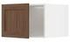 METOD Top cabinet for fridge/freezer, white/Kallarp light grey-blue, 60x40 cm - IKEA