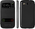 S-View Flip Cover Housing Battery Cover with call action slot for Samsung Galaxy S3 i9300 i9305 - Black