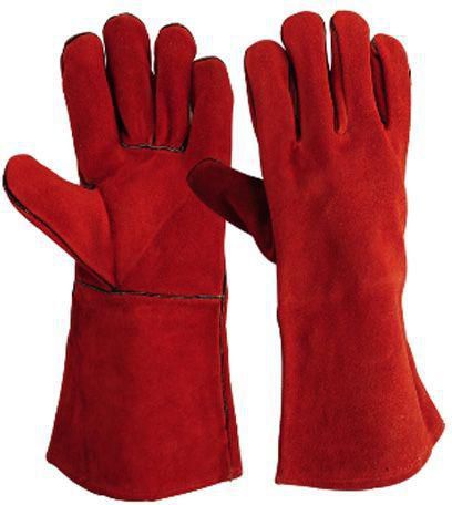 Protective gloves against fires - Red