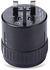 FSGS Black HHT179 Rotary Travel Adapter International Plug Charging Dual USB Port Universal AC Socket （1000mA） 78446
