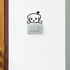 Light Switch Wall Sticker - Small Puppy In Love
