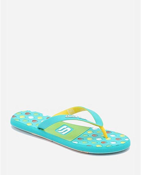 Quick Surf Polka Dots Slippers - Green