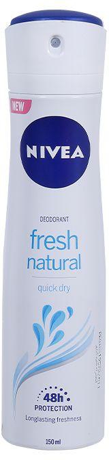 Nivea Fresh Natural Body Spray For Women  -150ml