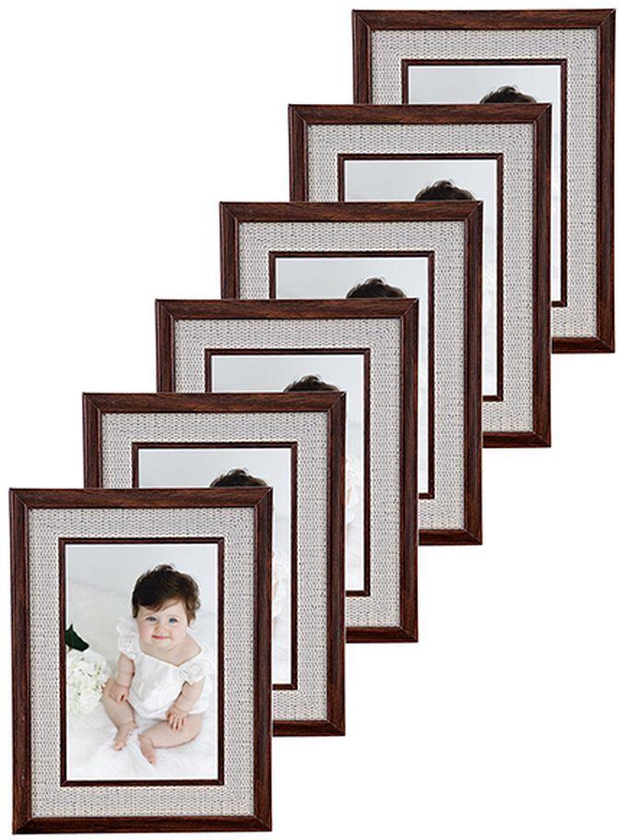 Art Brown Photo Frame, 6 Pieces, Size 10 X 15, Stand