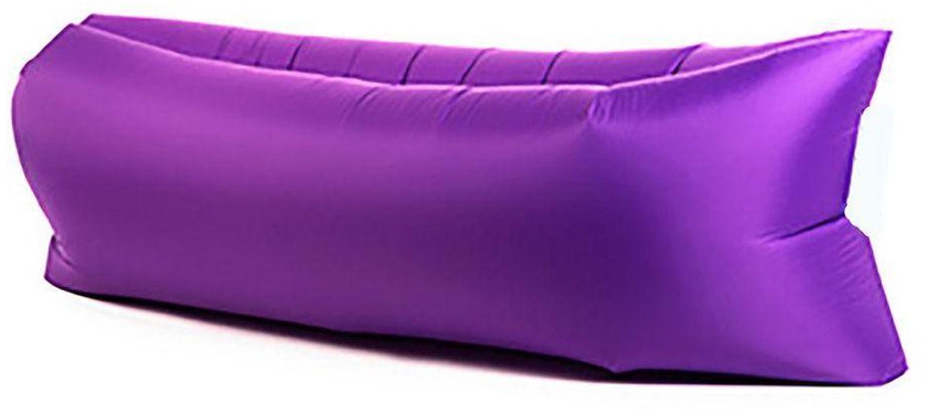 Outdoor Hangout Fast Inflatable Sleeping Bed Sofa Camping Beach Lazy Air Bag Purple