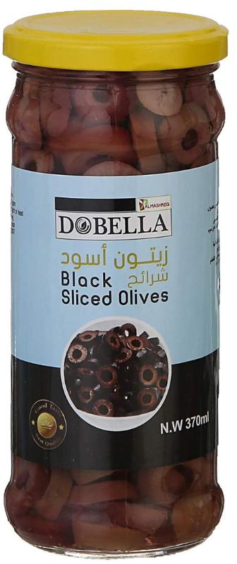 Dobella Sliced Black Olives - 370 gm