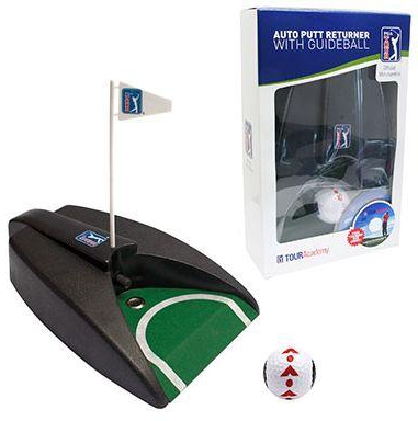 PGA Tour Auto Return Putter With Guide Ball & Dvd