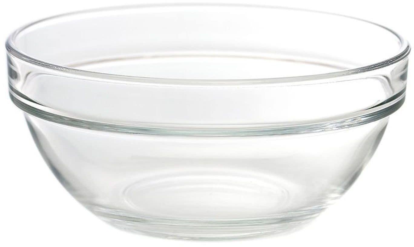 Ocean Glass Stack Bowl Clear 10cm
