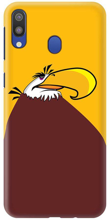 Matte Finish Slim Snap Case Cover For Samsung Galaxy M20 The Mighty Eagle - Angry Birds