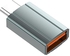 محول من منفذ نوع سي ذكر الي USB انثي، USB-C الي USB موديل (LC140) لون رمادي من لدنيو، من اي دينو