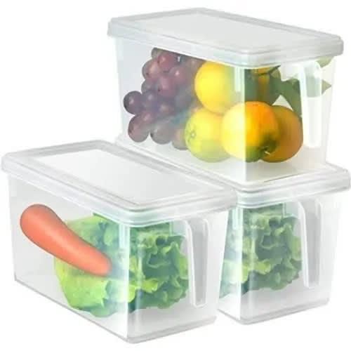 Fridge & Kitchen Storage Boxes -Set Of 3 