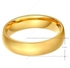 Gold Wedding Rings Set - 3 Pieces